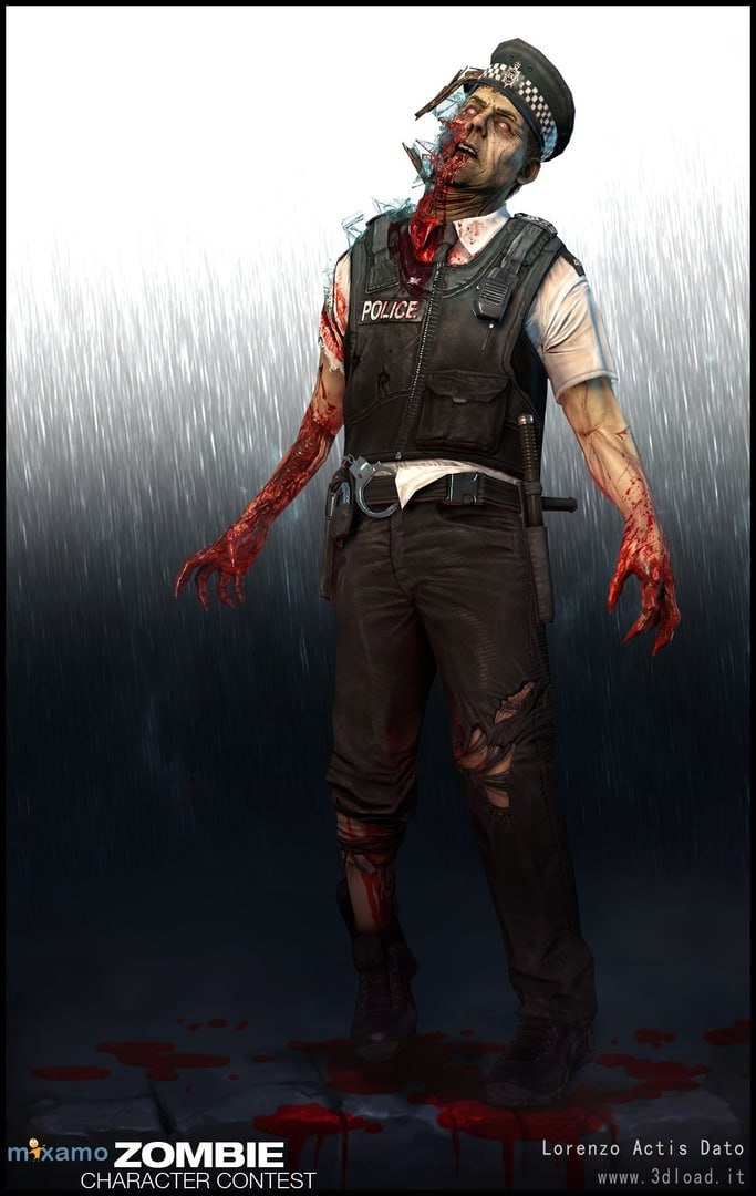 Mixamo Zombie Character Contest Pack📱 - изображение 2